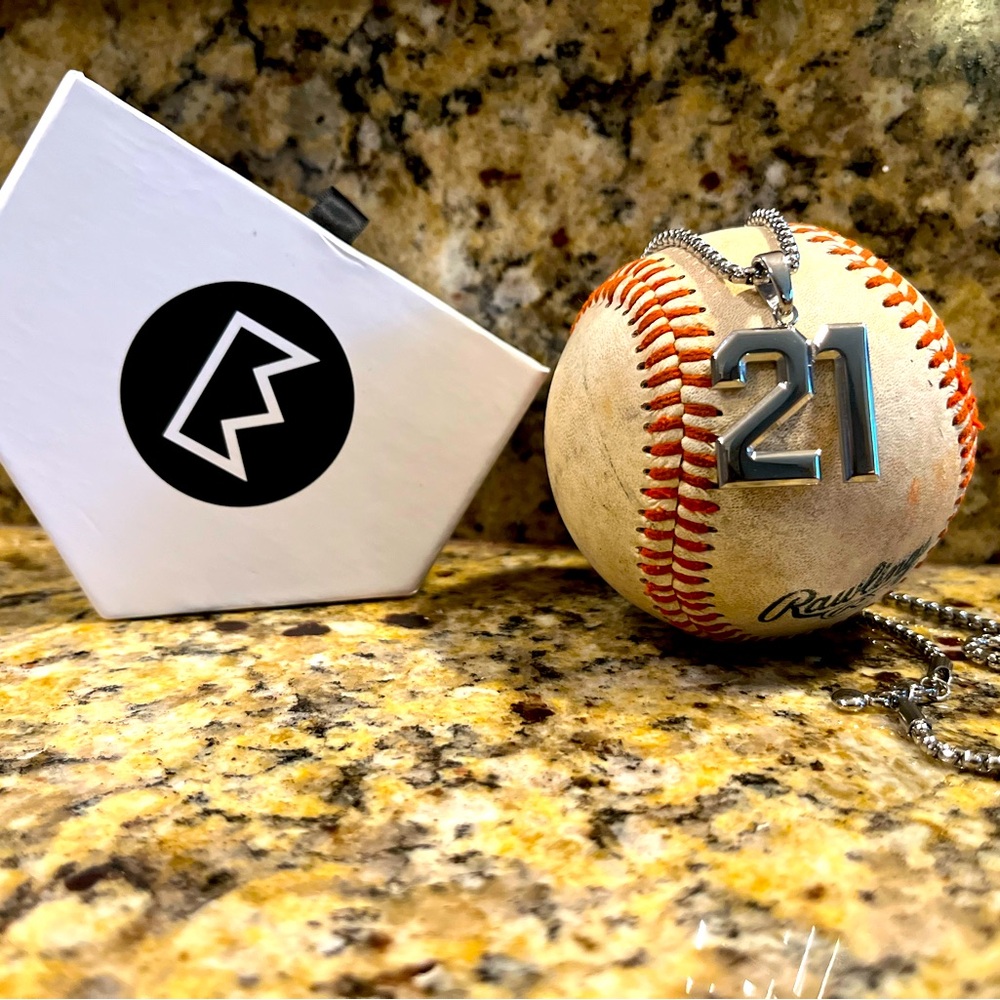 Triple Crown ~ Signature Jersey Pendant & Chain #21
